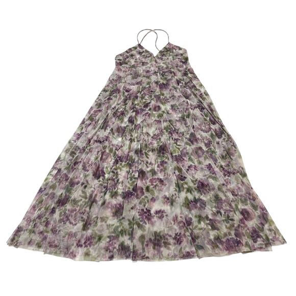 M1-71 PHILOSOPHY Di Lorenzo Serafini Women's Maxi Dress Floral Size 4 - Picture 1 of 8